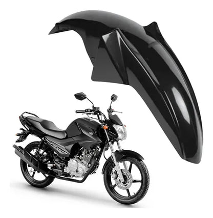 Paralama Dianteiro Paramotos Yamaha Factor 125 Fazer Factor 150 Preto Brilhante