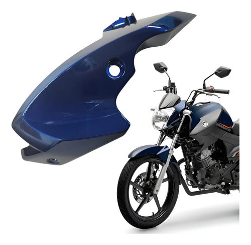 Bananinha Carenagem Lateral do Farol Esquerda Yamaha Factor 150 2024 Azul