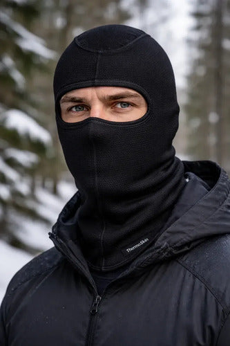 Balaclava Gola Térmica Curtlo Thermoskin Preto Tamanho G