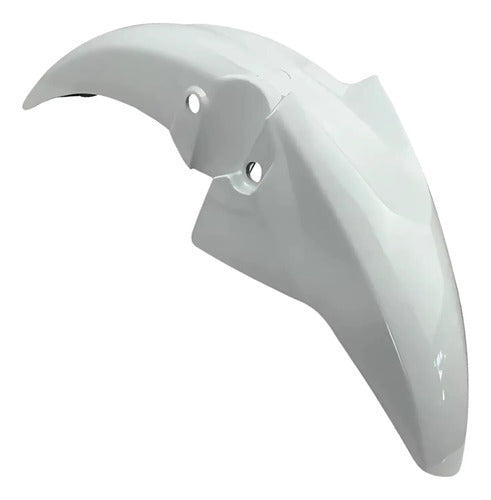 Paralama Dianteiro sem Suporte Paramotos Honda Cg 160 Titan 2016 a 2022 Branco Ross