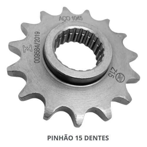 Kit Relação Smartfox sem Retentor Honda Nx 400 Falcon 1999 a 2008 520H 106L 40/15T