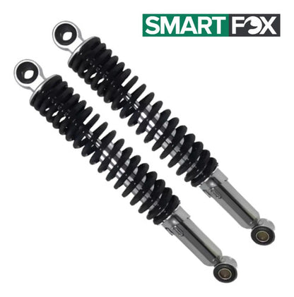 Par de Amortecedores Traseiros com Regulagem Smartfox Honda Cg 150 160 Titan Fan Start Cromado