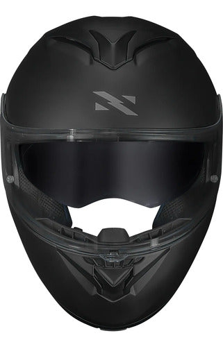 Capacete Escamoteável Norisk Force II Solid com Óculos Solar Interno Preto Fosco