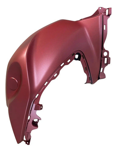 Capa do Tanque Esquerda Yamaha Fazer Fz25 250 2018 a 2019 Vermelho Fosco