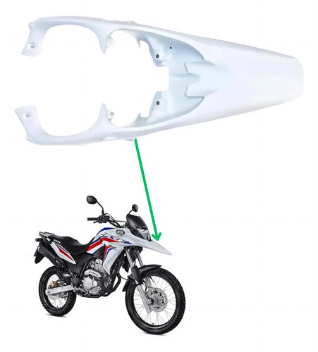 Paralama Dianteiro Superior Paramotos Honda Xre 300 2010 a 2018 Branco