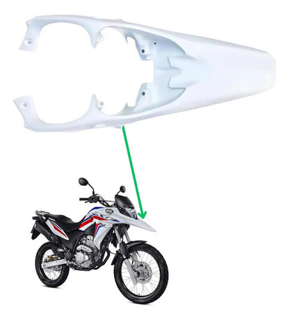 Paralama Dianteiro Superior Paramotos Honda Xre 300 2010 a 2018 Branco