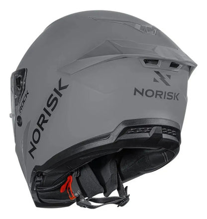 Capacete Norisk Rock Solid com 2 Viseiras e Óculos Solar Interno Cinza Fosco