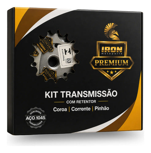 Kit Relação Iron Premium com Retentor Yamaha Lander Ténéré 250 520HO 106L 40/13T