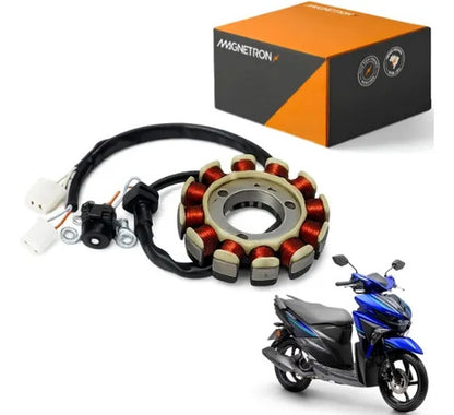 Magneto Estator com Bobina de Pulso Magnetron Yamaha Neo 125 2017 a 2025