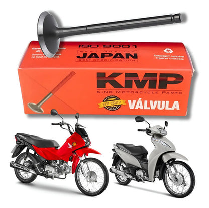 Válvula de Admissão KMP Honda Pop 110i 2016 a 2025 Biz 110i 2016 a 2024