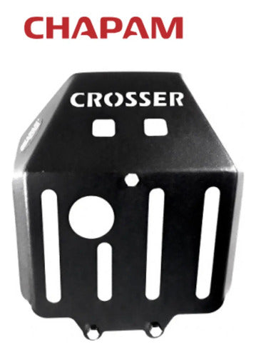 Protetor de Cárter Chapam Yamaha Crosser 150 2014 a 2025 Preto Fosco