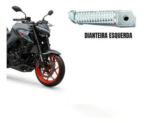 Estribo Pedaleira Dianteira Esquerda Yamaha Mt-03 Yzf-R3 2016 em diante