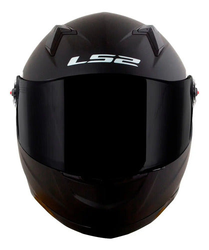 Capacete LS2 FF358 Solid Preto Fosco