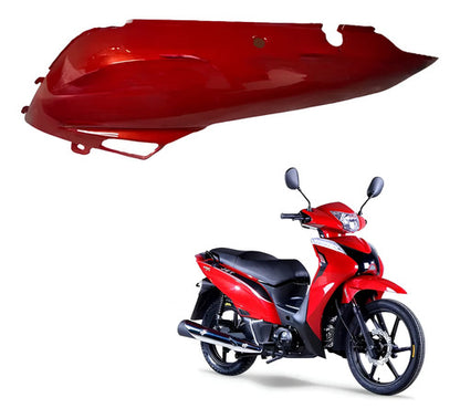 Rabeta Lateral Esquerda Iron Shineray Jet 50 2023 a 2025 Vermelho
