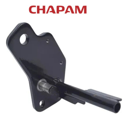 Estribo Pedaleira Dianteira Esquerda Chapam Yamaha Fazer 150 2015 a 2025 Preto Brilhante