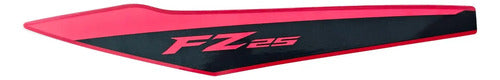 Adesivo da Carenagem Lateral do Farol Esquerda Yamaha Fazer Fz25 250 2025 Vermelho Metálico