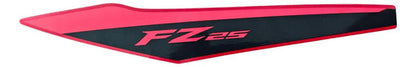 Adesivo da Carenagem Lateral do Farol Esquerda Yamaha Fazer Fz25 250 2025 Vermelho Metálico