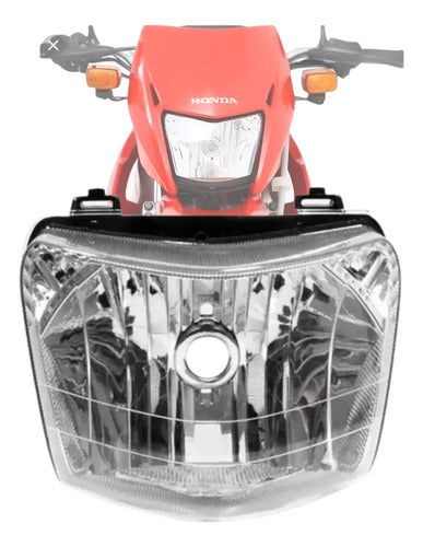 Farol Bloco Óptico sem Lâmpada Smartfox Honda Bros 125 2013 a 2015 Bros 150 2009 a 2012
