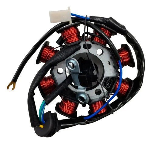 Magneto Estator com Bobina de Pulso Smartfox Yamaha Factor Xtz 125 2006 a 2010