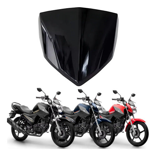 Capa Superior do Farol Yamaha Factor 125 150 Preto