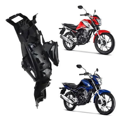 Paralama Traseiro Interno Paramotos Honda Cg 160 Titan Fan 2016 a 2025 Preto