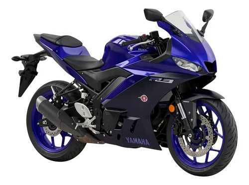 Emblema Lateral Esquerdo Yamaha Yzf-R3 2025 Preto