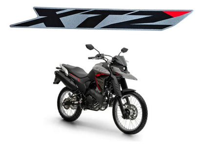 Adesivo da Capa do Tanque Esquerda Yamaha Lander 250 2025 Cinza Fosco