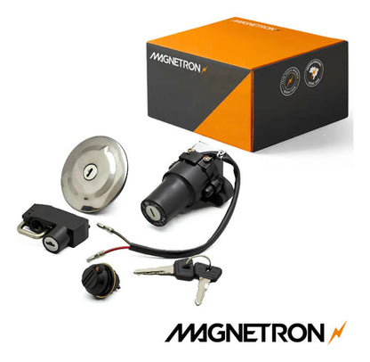 Conjunto de Travas com Chave de Ignição Magnetron Yamaha Xtz 125 2006 a 2008 Factor 125 2006 a 2007