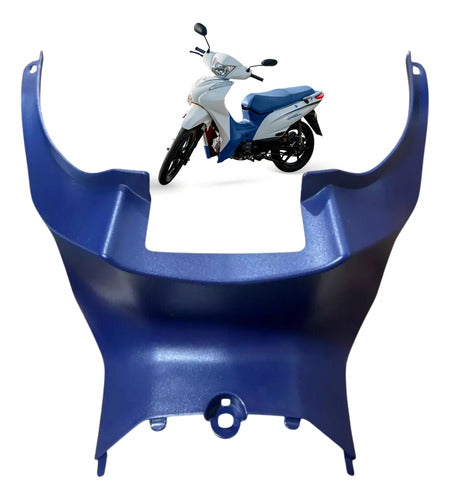 Acabamento Superior do Chassi Traseiro Smartfox Shineray Jet 50 2011 a 2025 Jet 125 2023 a 2025 Azul