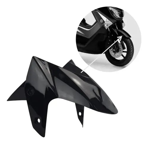 Paralama Dianteiro Yamaha Nmax 160 2018 a 2020 Preto Brilhante