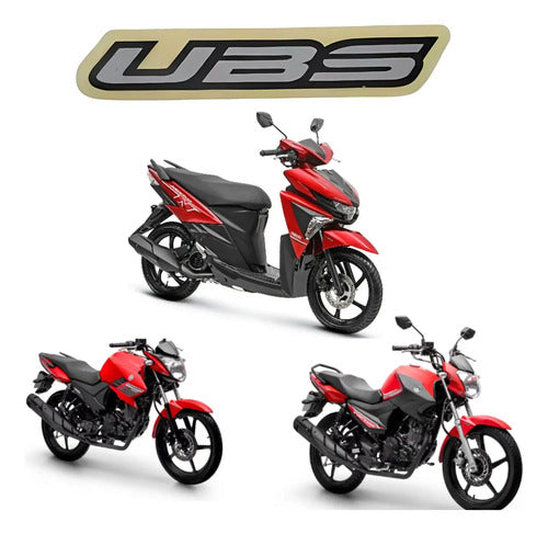 Emblema UBS do Paralama Yamaha Neo 125 Factor Fazer Crosser 150