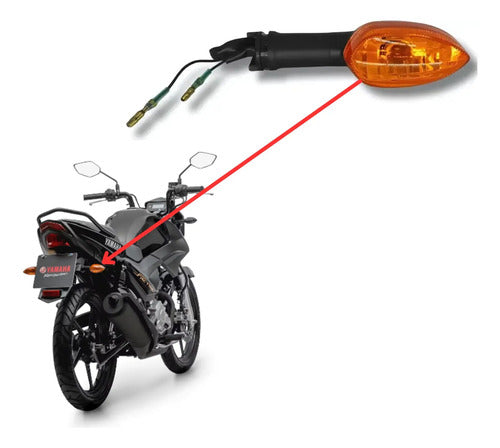 Pisca Traseiro Direito Yamaha Factor 125 2019 em diante
