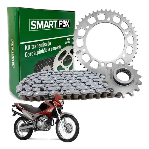 Kit Relação Smartfox sem Retentor Honda Nx 400 Falcon 1999 a 2008 520H 106L 40/15T