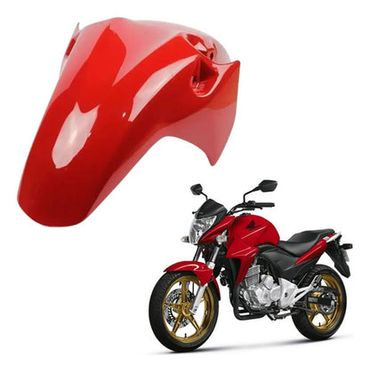 Paralama Dianteiro Paramotos Honda Cb 300r 2009 em diante Vermelho Molde 2013 a 2015