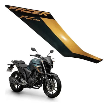 Gráfico Adesivo da Aba do Tanque Direita Yamaha Fazer Fz25 250 2024 Verde Fosco