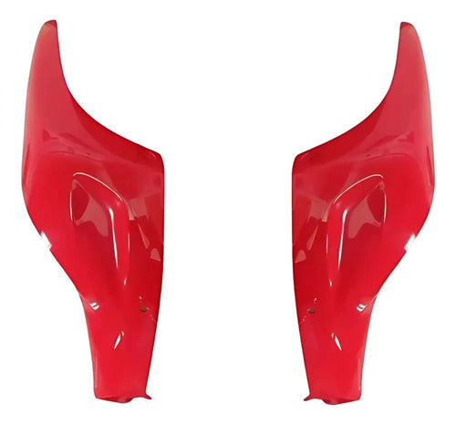 Par de Capas do Tanque Paramotos Yamaha Lander 250 2020 a 2024 Vermelho