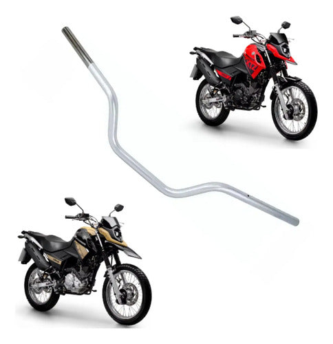 Guidão Yamaha Crosser 150 2023 a 2025 Prata