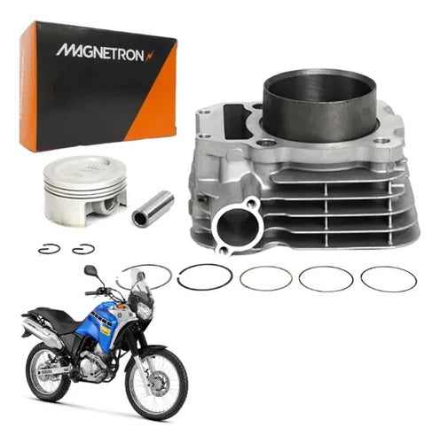 Kit Cilindro Pistão e Anéis Magnetron Yamaha Fazer Lander Ténéré 250
