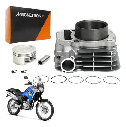 Kit Cilindro Pistão e Anéis Magnetron Yamaha Fazer Lander Ténéré 250