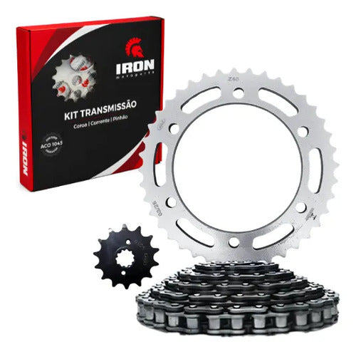 Kit Relação Iron sem Retentor Honda Sahara 300 2024 em diante 520H 110L 40/14T
