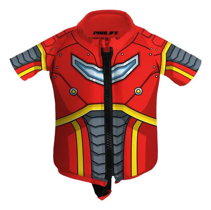 Colete Salva Vidas Infantil Camisa Praia Flutuadora Prolife Armex Homem De Ferro