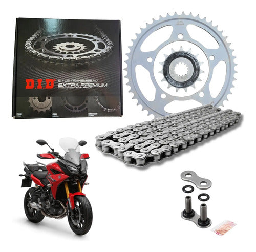 Kit Relação DID Premium com Retentor Yamaha Tracer 900 2019 em diante 525VX 118L 45/16T