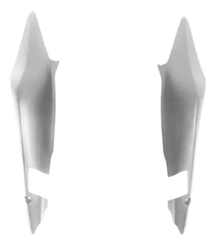 Par de Rabetas Laterais Paramotos Honda Xre 300 2013 a 2015 Prata Fosco