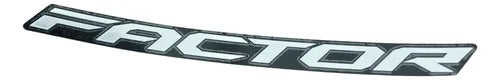 Adesivo Emblema da Capa do Tanque Yamaha Factor Dx 150 2025 Preto Metálico