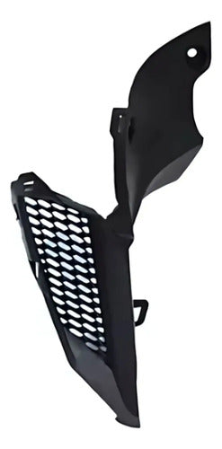 Acabamento Interno da Aba do Tanque Direito Yamaha Fazer Fz25 250 2018 a 2025 Preto