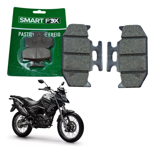 Pastilha de Freio Traseira Smartfox Yamaha Crosser 150 Lander Fazer Ténéré 250