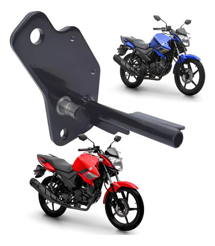 Estribo Pedaleira Dianteira Esquerda Chapam Yamaha Fazer 150 2015 a 2025 Preto Brilhante