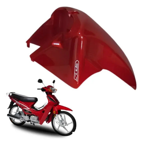 Paralama Dianteiro Iron Shineray Phoenix 50 2011 a 2019 Vermelho Brilhante