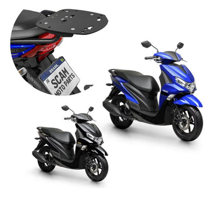 Suporte de Baú Bagageiro Scam Yamaha Fluo 125 2023 a 2025