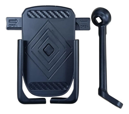 Suporte de Celular para Retrovisor Motocom MT500-2 Giro 360 4 a 7 Polegadas